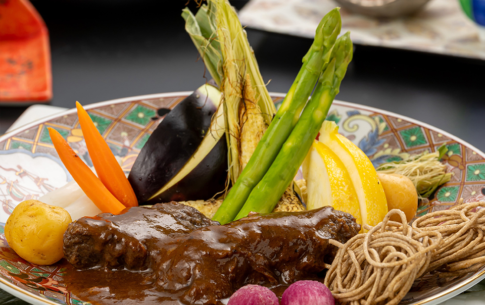 プレミアム牛の炭火焼ビーフシチュー