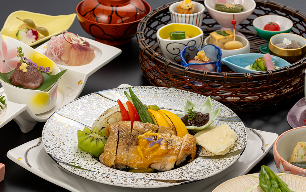 どろぼう鶏の塩釜山賊焼き